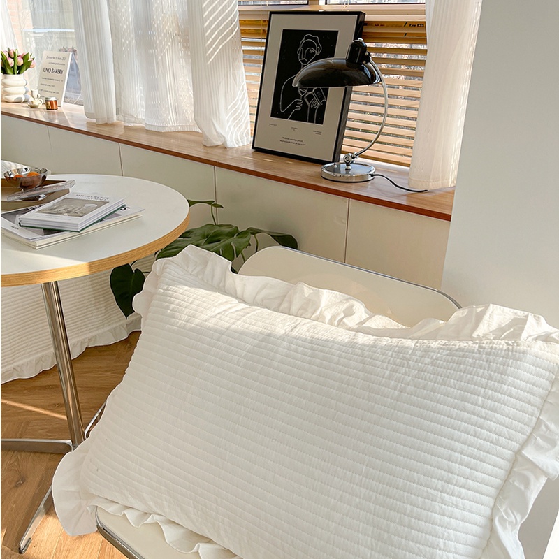 ปลอกหมอน ผ้าฝ้ายแท้ แบบหนา 48x74 ซม. สไตล์เกาหลี 40 ชิ้น - รูปที่ 2