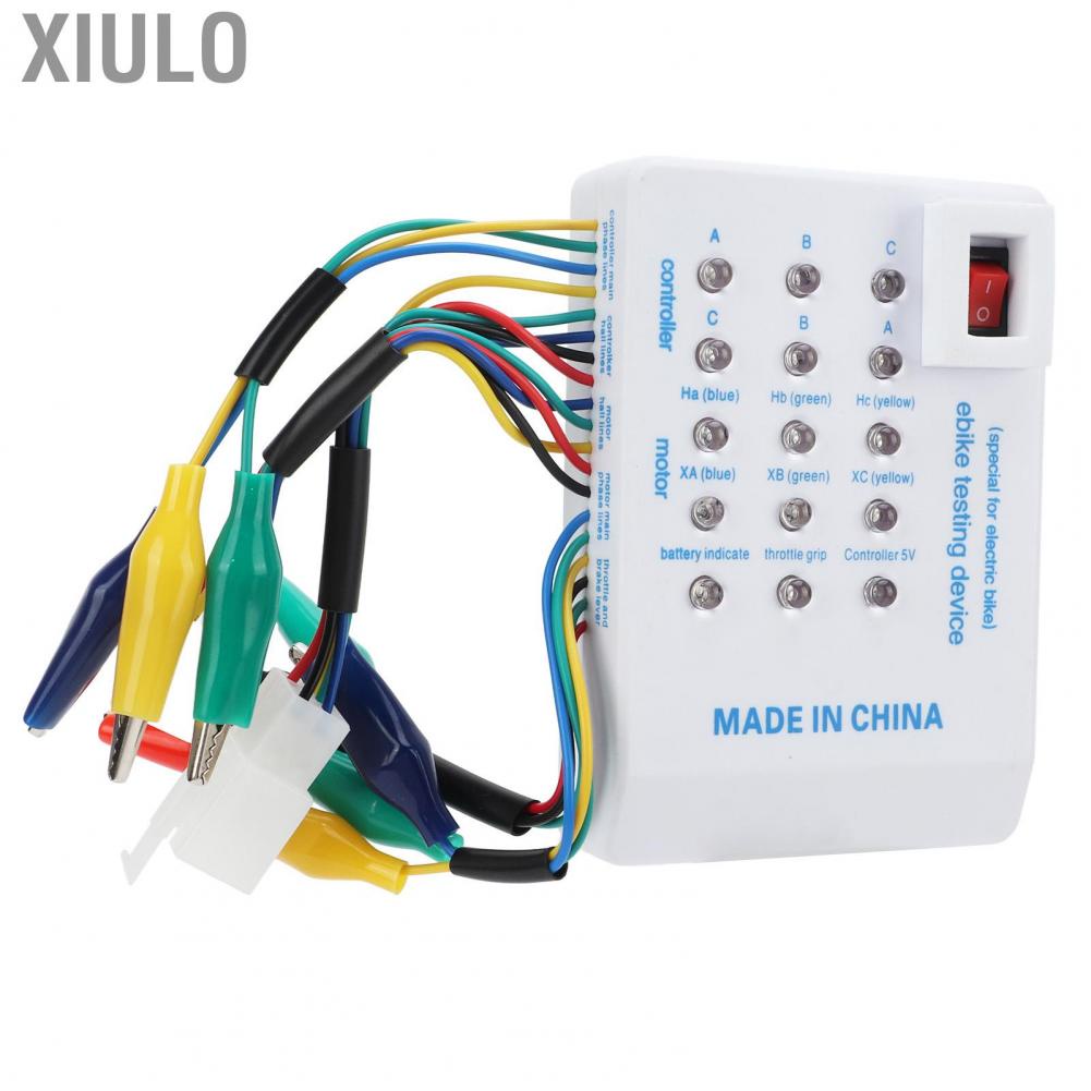 Xiulo 24V/36V/48V/60V/72V Brushless  Tester Ebike Testing Device Electric Car Detector Controller Ha