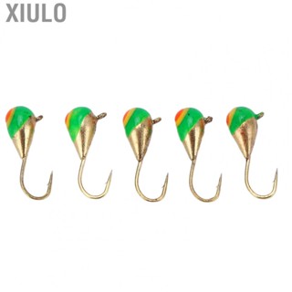 Xiulo Ice Fishing Hook Set  Unique Color Sturdy Outdoor Fishing Hook  for Fisher for Outdoor Fishing