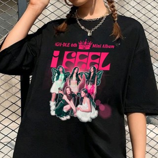 เสื้อเชิ้ต I Feel G-Idle (G)I-Dle 6th Mini Album I Feel Shirt, G-Idle Kpop Shirt, G-Idle Vintage Shirt, G-Idle Shirt, G-Idle Merch, Kpop Merch