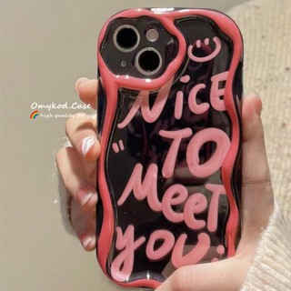 🌈Ready Stock 🏆Redmi A1 12C Redmi Note 12 11 10 9 Pro Redmi 10C 10 9A 9T 9C Xiaomi 12 11 Lite Poco X3  3D Wave Letters Illustration Creative Phone Case Soft Protection Back Cover