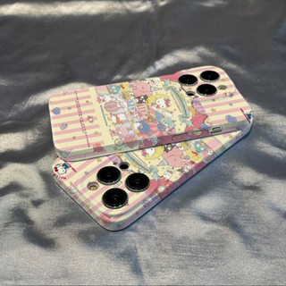 🔥เคสโทรศัพท์มือถือ ลายการ์ตูนคิตตี้ รวมทุกอย่าง สําหรับ Apple Iphone 13pro plus11128 Q04I 14