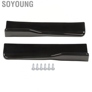 Soyoung Rear Side Skirt Winglets Diffuser  Universal  Collision Bright Black Rear Side Skirt Winglets High Toughness Stylish  for Commercial Vehicle