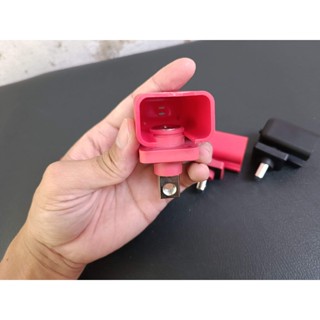 ขั่วแบตเตอรี่ สำหรับแบตลิเที่ยมแพ๊ค ขั่วทองแดงแท้ชุดนิกเกิล อย่างดี Connector Terminal รับกระแสสูง ราคาต่อ 1 คู่