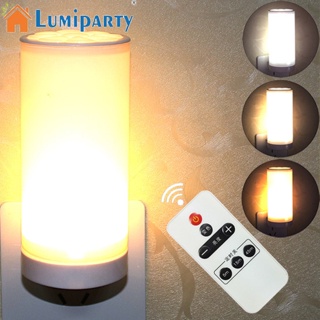 Lumiparty โคมไฟกลางคืน LED 220V หรี่แสงได้ 10 ระดับ และ 3 สี พร้อมรีโมตคอนโทรลไร้สาย