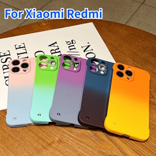 เคสโทรศัพท์มือถือ PC แข็ง กันตก ป้องกัน น้ําหนักเบา ไล่โทนสี สําหรับ Xiaomi 10 10S 11 Lite 12 Ultra 13 Pro civi2 Redmi K40 K50 K60 Note12TURBO