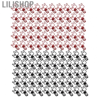Lilishop Cute Binder Clips  Small Paper Clips Widely Used 100Pcs  for Bags