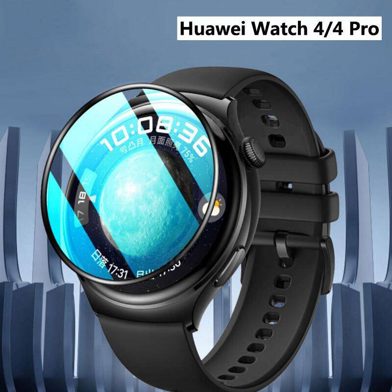 ฟิล์มกระจกนิรภัยกันรอยหน้าจอ แบบนิ่ม ป้องกันแสงสีฟ้า สําหรับ Huawei Watch 4 Pro 46 มม. 48 มม. Huawei