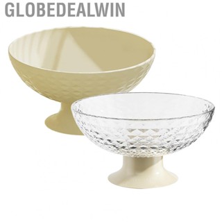 Globedealwin Fruit   Large  Footed Fruit Bowl  for Dining Room Table