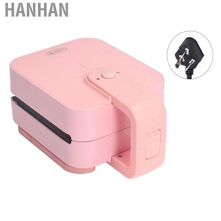 Hanhan 650W Mini Sandwich Toaster Portable Waffle Maker Electric Panini Maker for Dorms Apartments AU 220V Pink Home Breakfast Machine