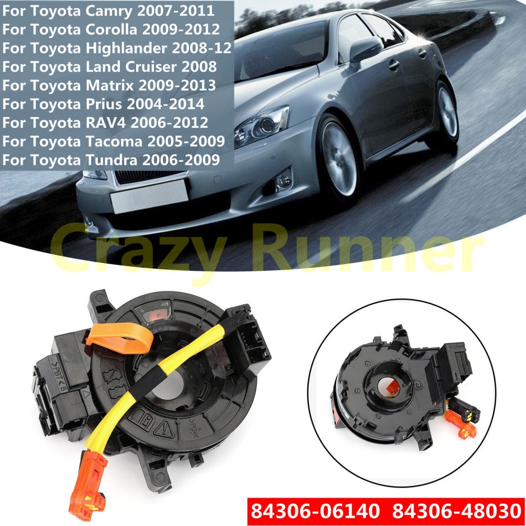 สายแพแตรพวงมาลัย Toyota Camry 07-11, Corolla Altis 09-12, Tacoma 05-09, Land Cruiser 08, Highlander 08-12, Prius 04-14, RAV4, Tundra, Scion, Lexus