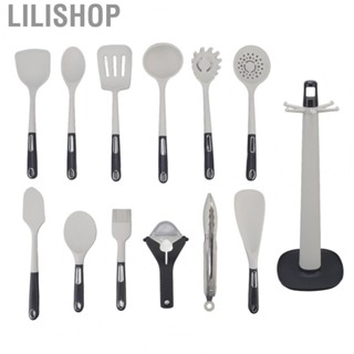 Lilishop  Turner Cooking Utensils Kit Odorless Silicone Kitchenware Set for Cooking