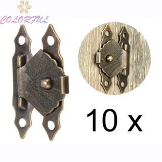 【COLORFUL】Hasps Latch Latch Hook Retro Silver Antique Bronze Clasp Lock Gold Iron