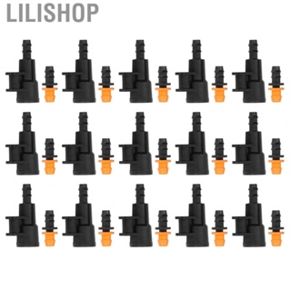 Lilishop Hose Connector 15sets  Corrosion Rotating Sprinkler Bracket Wear Resistant Plastic G1/2in Female Thread for Lawn and Garden