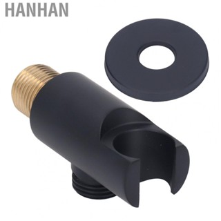 Hanhan Shower Wall Mount Holder  Brushed Nickel Finish Shower Head Holder Copper  for Bathroom