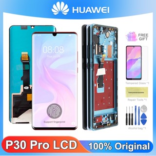 หน้าจอแสดงผล P30 Pro 6.47 นิ้ว พร้อมลายนิ้วมือ สําหรับ Huawei P30 Pro LCD Huawei P30 Pro VOG-L29