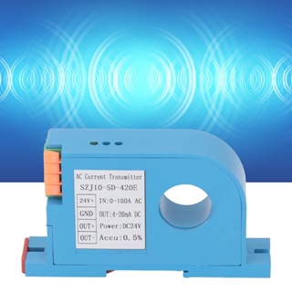 HaoJue เครื่องส่งสัญญาณกระแสไฟฟ้ากระแสสลับ เอาต์พุต 4-20mA สวิตช์ควบคุม PLC แบบปรุรู เฟสเดียว
