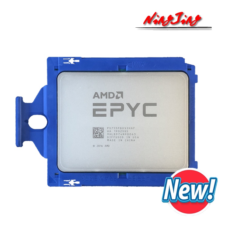 ซ็อกเก็ตโปรเซสเซอร์ CPU AMD EPYC 7551P New 2.0 GHz 32-Core 64-Thread 180W PS755PBDVIHAF SP3 SP3 ใหม่