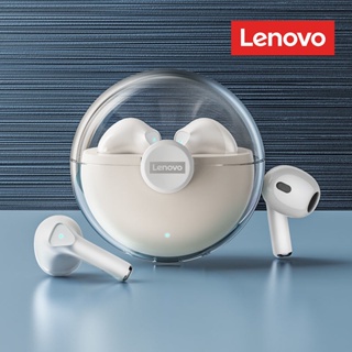 Lenovo LP80 ชุดหูฟังไร้สาย สไตล์ใหม่ สําหรับเล่นเกม Apple Huawei เหมาะกับนักเรียน ผู้ชาย ผู้หญิง QU1C