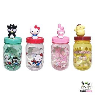 Bottle Jar Sanrio Hello Kitty My Melody Set Variant ขวดโหลเก็บของเฮลโลคิตตี้สีแดง ลายการ์ตูนซานริโอ กระปุกเก็บของ ขวด...