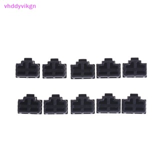 Vhdd ฝาครอบพอร์ตฮับอีเธอร์เน็ต RJ45 ป้องกันฝุ่น สีดํา 10 ชิ้น