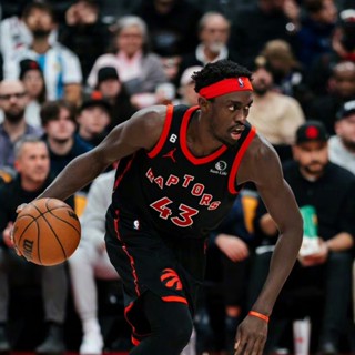 เสื้อกีฬาบาสเก็ตบอล แขนกุด ลายทีม Pascal Siakam 22-23 Season Toronto Raptors NO.43 สําหรับผู้ชาย