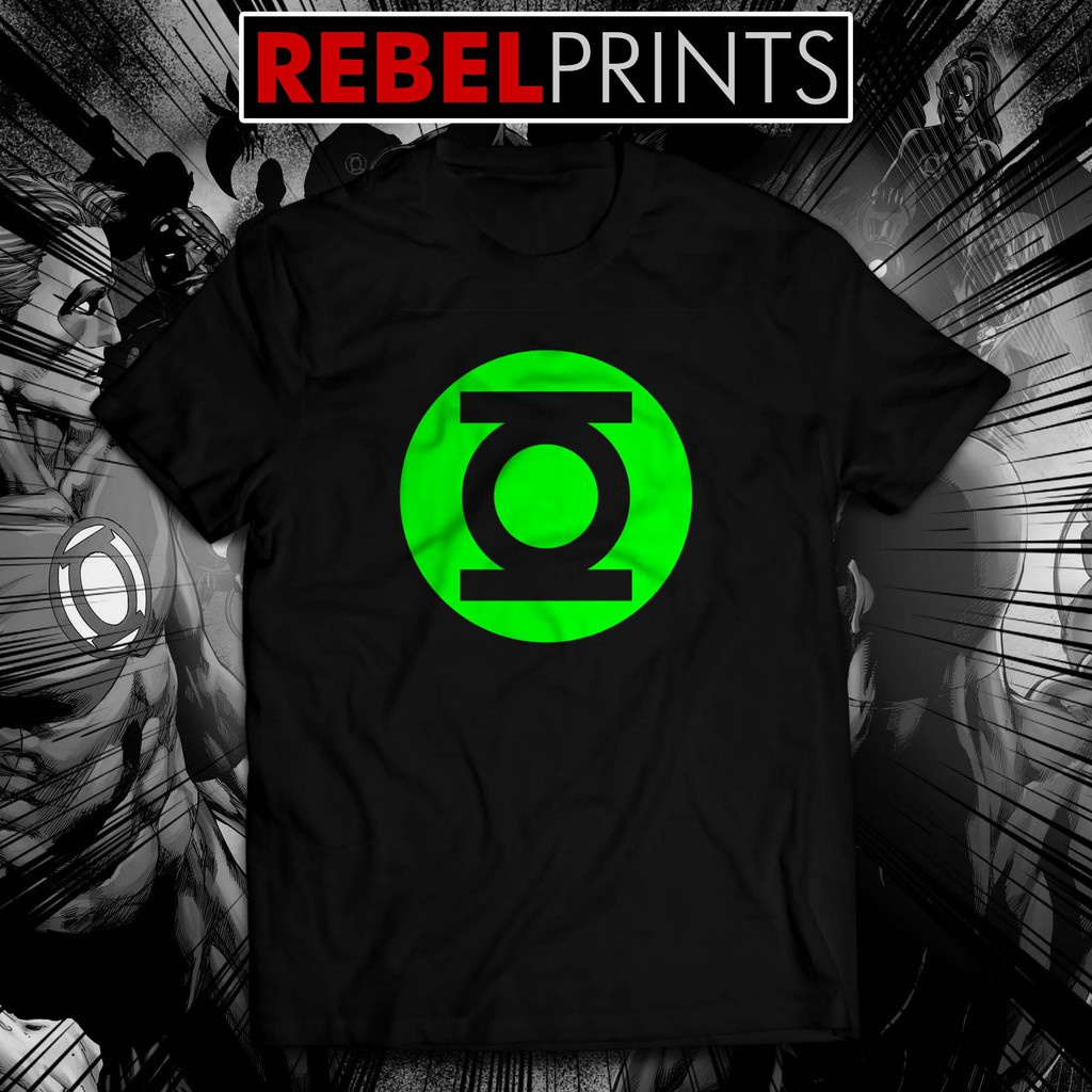 เสื้อยืดผู้ชาย DC Universe Justice League Green Lantern T-Shirt (Gildan)