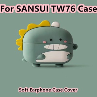 【ส่วนลด】เคสหูฟัง แบบนิ่ม ลายการ์ตูน สําหรับ SANSUI TW76 SANSUI TW76