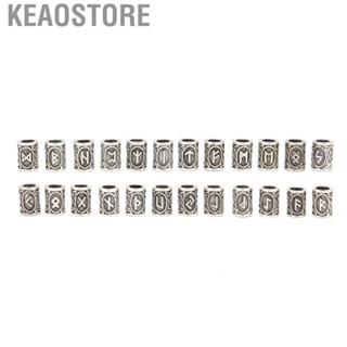 Keaostore Hair Braiding Beads Retro Alloy DIY Beard Braid Decorations For Women And