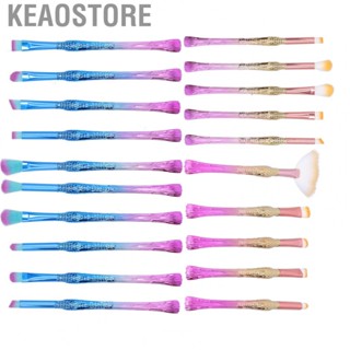 Keaostore 10pcs Cosmetic Brush  Soft Hair Makeup Portable for Party