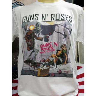 เสื้อวงนำเข้า Guns N Roses Was Here Axl Rose Slash Dont Cry November Rain Welcome to the Jungle Vintage Style