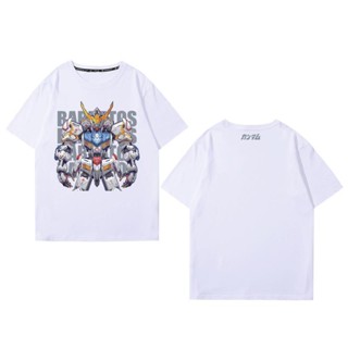 Gundam Anime ผู้ชายแฟชั่นเสื้อยืดแขนสั้นผ้าฝ้าย 100% สำหรับทุกเพศ