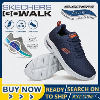 [รองเท้าผ้าใบผู้ชาย คุณภาพดี] Skechers_ Go-Walk ARCH-Fit รองเท้าผ้าใบลําลอง ระบายอากาศ ใส่สบาย สําหรับผู้ชาย เหมาะกับการเล่นกีฬา