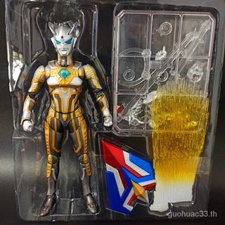 I673 จัดส่งในเวลา: โมเดลของเล่นแฟชั่น SHF Gold Infinite Shining Shining Siro Aix ACT Digatriga Super Hands-on