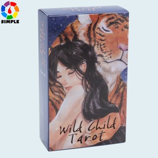 Wild Child Tarot Card Prophecy Divination Deck Family Party Board Game Beginners Cards Fortune Telling Game