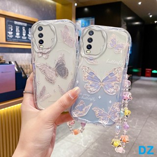 เคส VIVO Y12S Y12A Y20 Y20S Y20SG กรณีโทรศัพท์ซิลิโคนน่ารักพร้อมสร้อยข้อมือ TY2