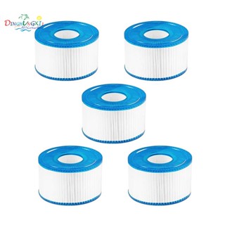 อะไหล่ไส้กรอง PET+Nonwoven ทําความสะอาดง่าย สําหรับ Intex Spa Filter 29001E 11692 Type S1 Hot Tub Filter for Intex PureSpa 28403E 28407E 28443E 5 ชิ้น