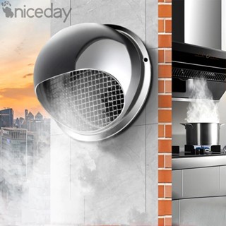 #NICEDAY-Air Vent Grille Brushed Bull External Kitchen Fans &amp; Vents Stainless Steel