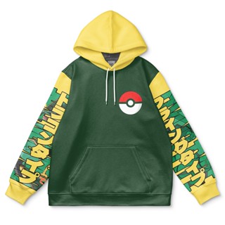 Rayquaza เสื้อกันหนาว มีฮู้ด ลายโปเกม่อน แฟชั่นสตรีท