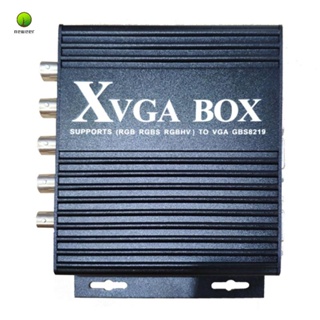 Gbs-8219 กล่องแปลงวิดีโออุตสาหกรรม XVGA BOX RGB เป็น VGA RGBS เป็น VGA Video Converter