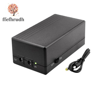 พาวเวอร์ซัพพลายฉุกเฉิน 12V 2A UPS แบตเตอรี่สํารอง 12000MAh สําหรับกล้องวงจรปิด และเราเตอร์ WiFi