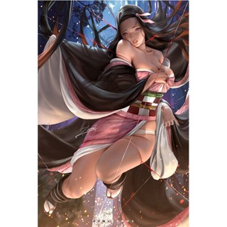 โปสเตอร์ผ้าใบ พิมพ์ลายเกม Mai Shiranui Nami Neil Girl สําหรับตกแต่งผนังบ้าน ห้องนอน