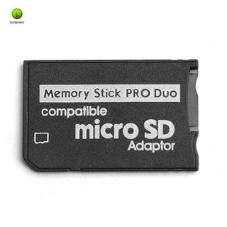 อะแดปเตอร์การ์ดหน่วยความจํา Micro-SD Micro-SDHC TF Card to Memory Stick MS Pro Duo Card สําหรับ Sony PSP