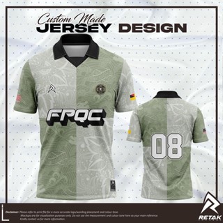 Fpqc 2023 JERSEY RETRO COLLAR BAJU JERSEY เสื้อแจ็กเก็ต สไตล์เรโทร