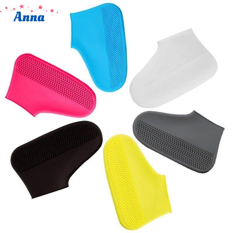 【Anna】Silicone Shoe Cover Boot Cover Elastic For Outdoor Rainy S/M/L Waterproof