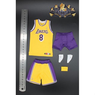 พร้อมส่ง ของเล่น 1/6 NBA Star KOBE KOBE No. 4.0 8 พร้อมส่ง เสื้อกีฬา สีเหลือง