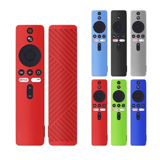 เคสซิลิโคนนิ่ม สีพื้น สําหรับรีโมตคอนโทรล Xiaomi Mi TV Box S Xiaomi Mi TV Stick 4K