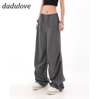 DaDulove💕 New American Ins High Street Thin Overalls Casual Pants Niche High Waist Loose Wide Leg Pants Trousers