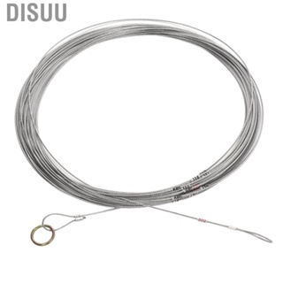 Disuu Steel Wire Measuring Cord  Rope Good Flexibility for Engineering Measurement