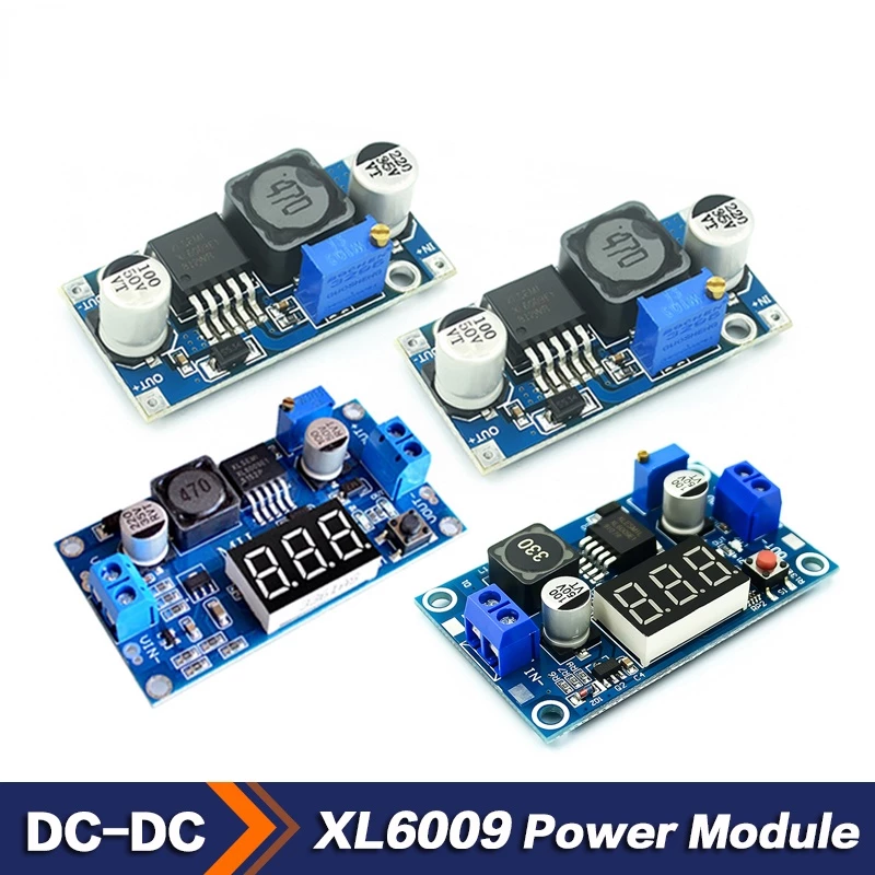 Xl6009 4A Boost Converter Step Up ปรับ 15W 5-32V ถึง 5-50V DC-DC โมดูลแหล่งจ่ายไฟประสิทธิภาพสูงระลอกน้ําต่ํา